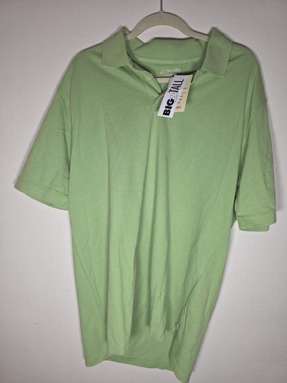 St. John's Bay Men's Light Green Polo Shirt